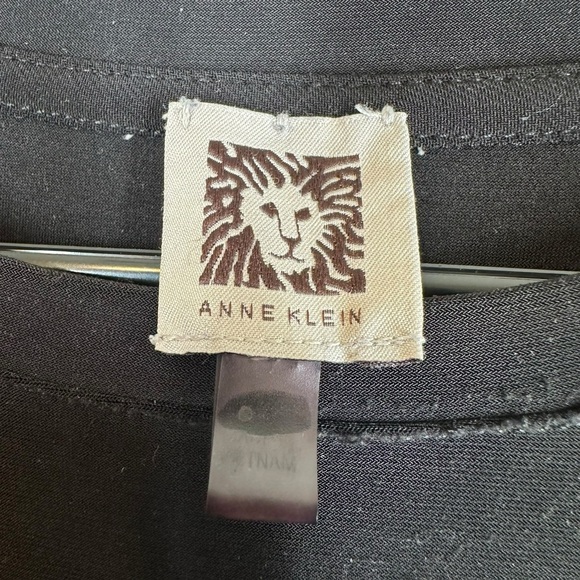 Anne Klein Women’s 3X Black T Shirt Ruched Sides Basic Short Sleeve Capsule - Picture 11 of 12